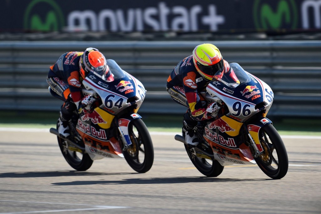 Gutierrez, Red Bull Rookies Cup Race 2, Aragon MotoGP 2015